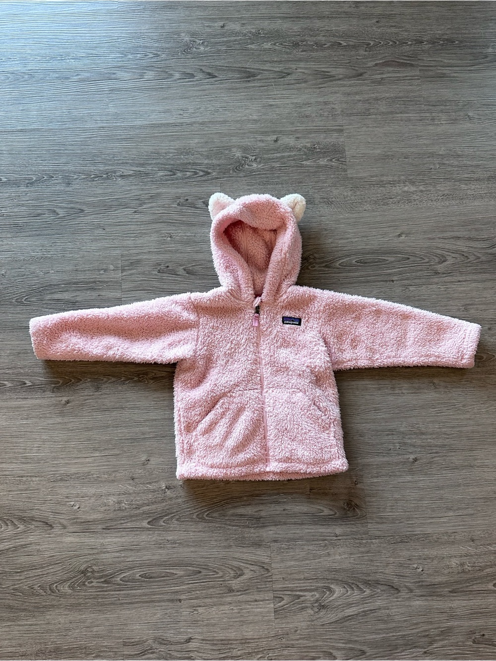 Patagonia Baby Furry Friends Fleece Hoody - 3T - Mallow Pink